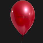 BASHES. Balloon Set Pearl Ruby Latex Balloons