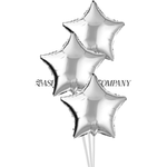 BASHES. Balloon Set Silver Midnight Wishing Star Balloon Set