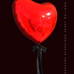 BASHES. Balloon Signature Oversized Heart Balloon