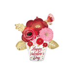 BASHES. Balloon Valentine's Floral Bouquet Balloon