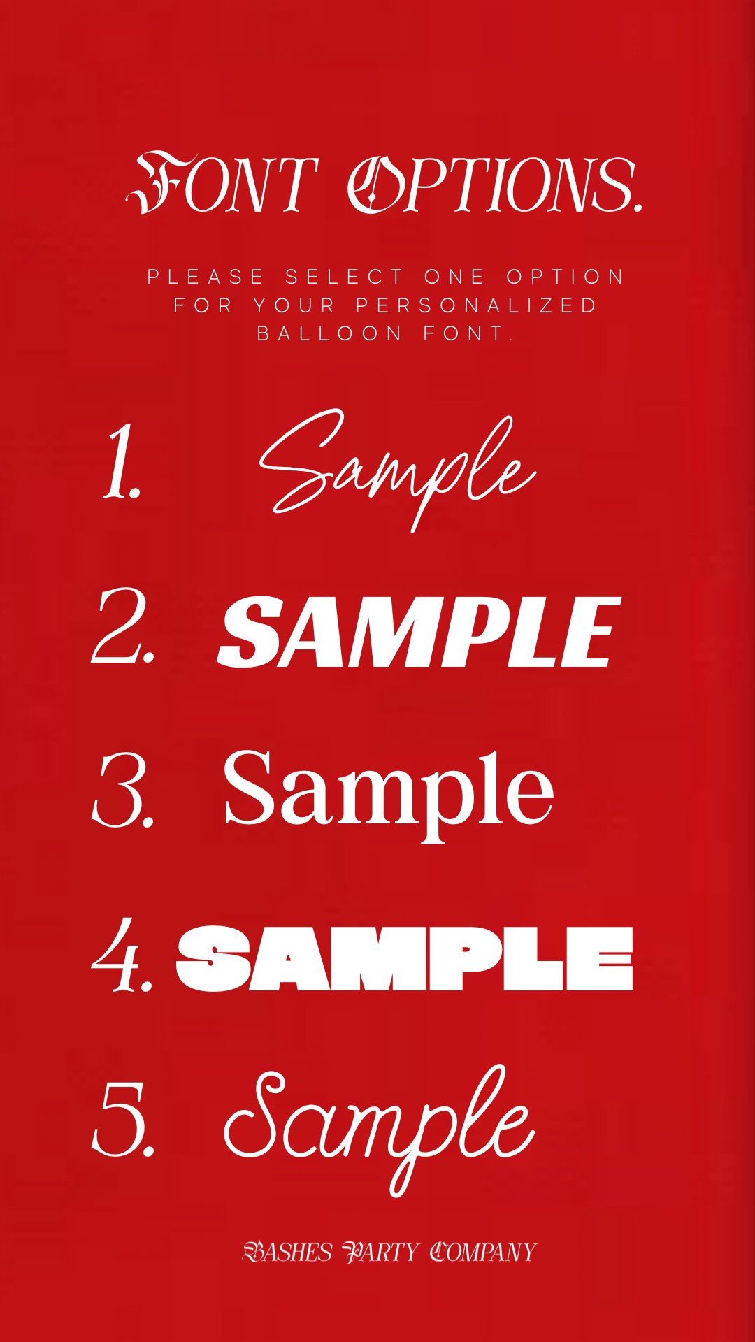 BASHES. Balloons BASHES. Signature Birthday Bundle