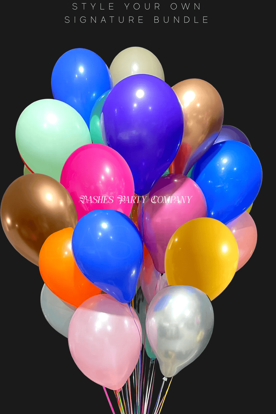BASHES. Balloons BASHES. Signature Latex Balloon Bundle