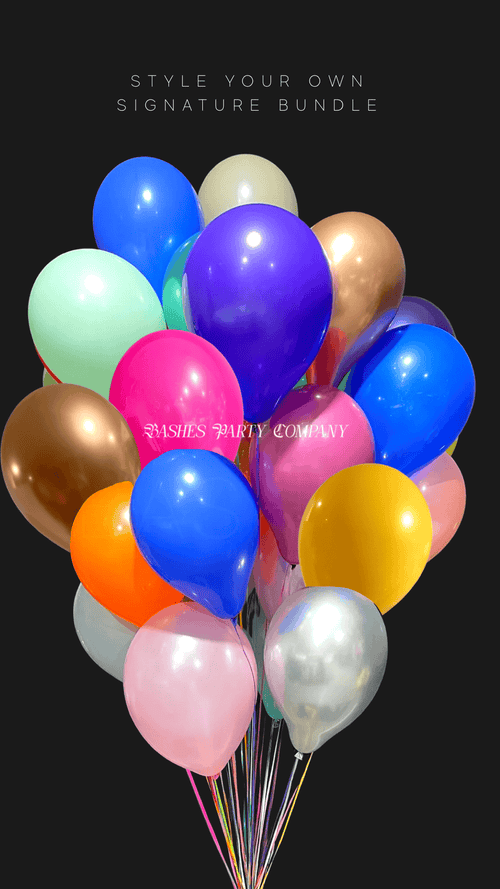 BASHES. Balloons BASHES. Signature Latex Balloon Bundle