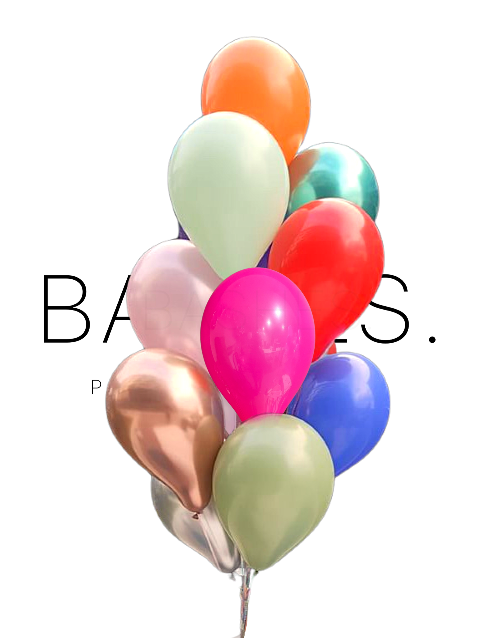 BASHES. Balloons BASHES. Signature Mini Latex Balloon Set