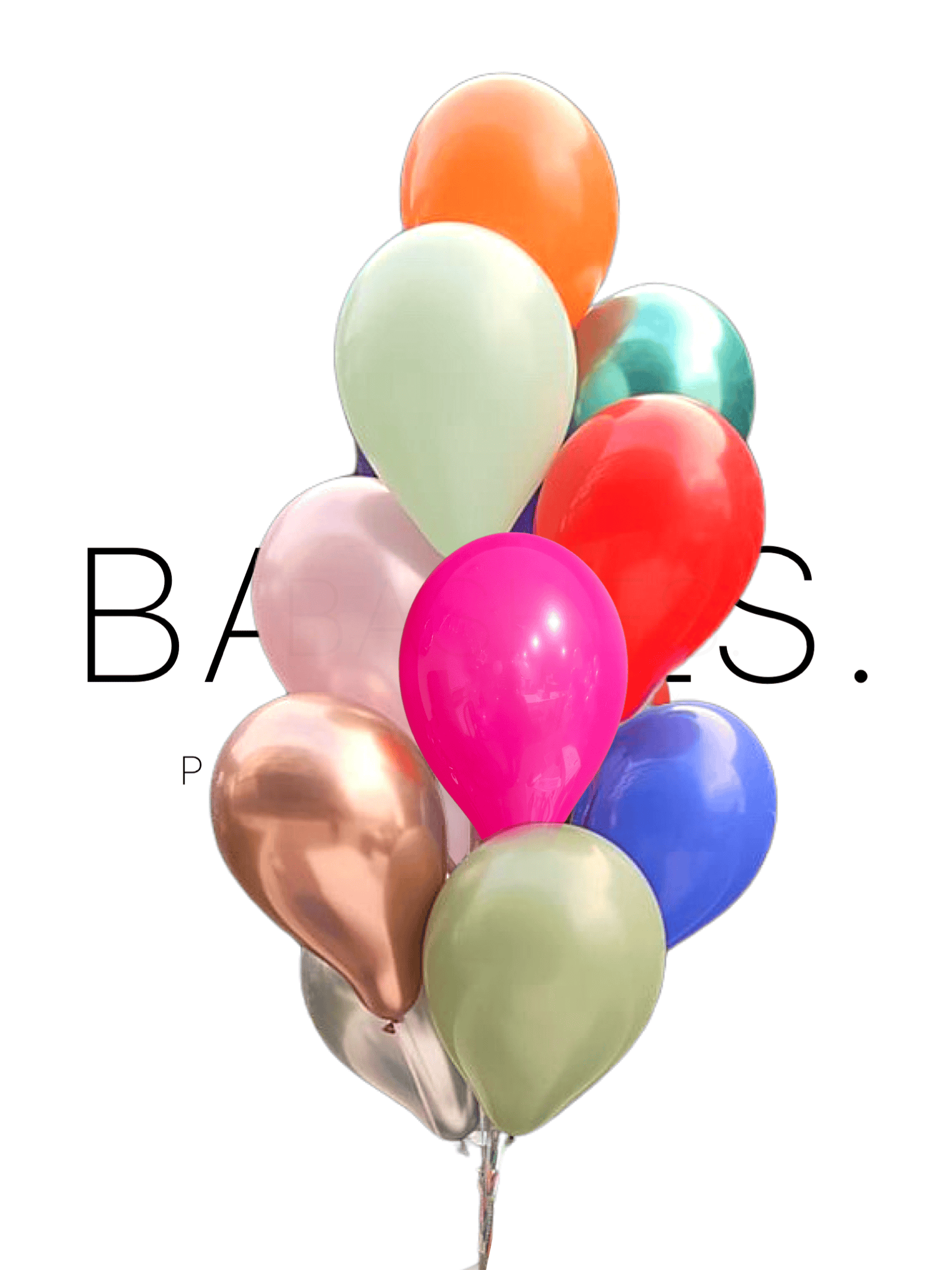 BASHES. Balloons BASHES. Signature Mini Latex Balloon Set