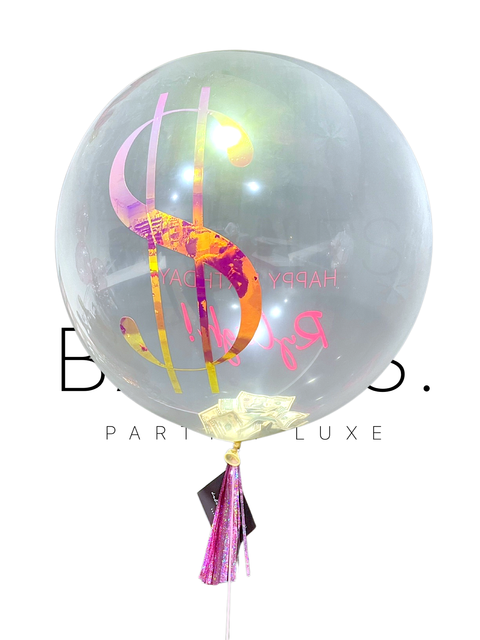 BASHES. Balloons BASHES. Signature Money Balloon