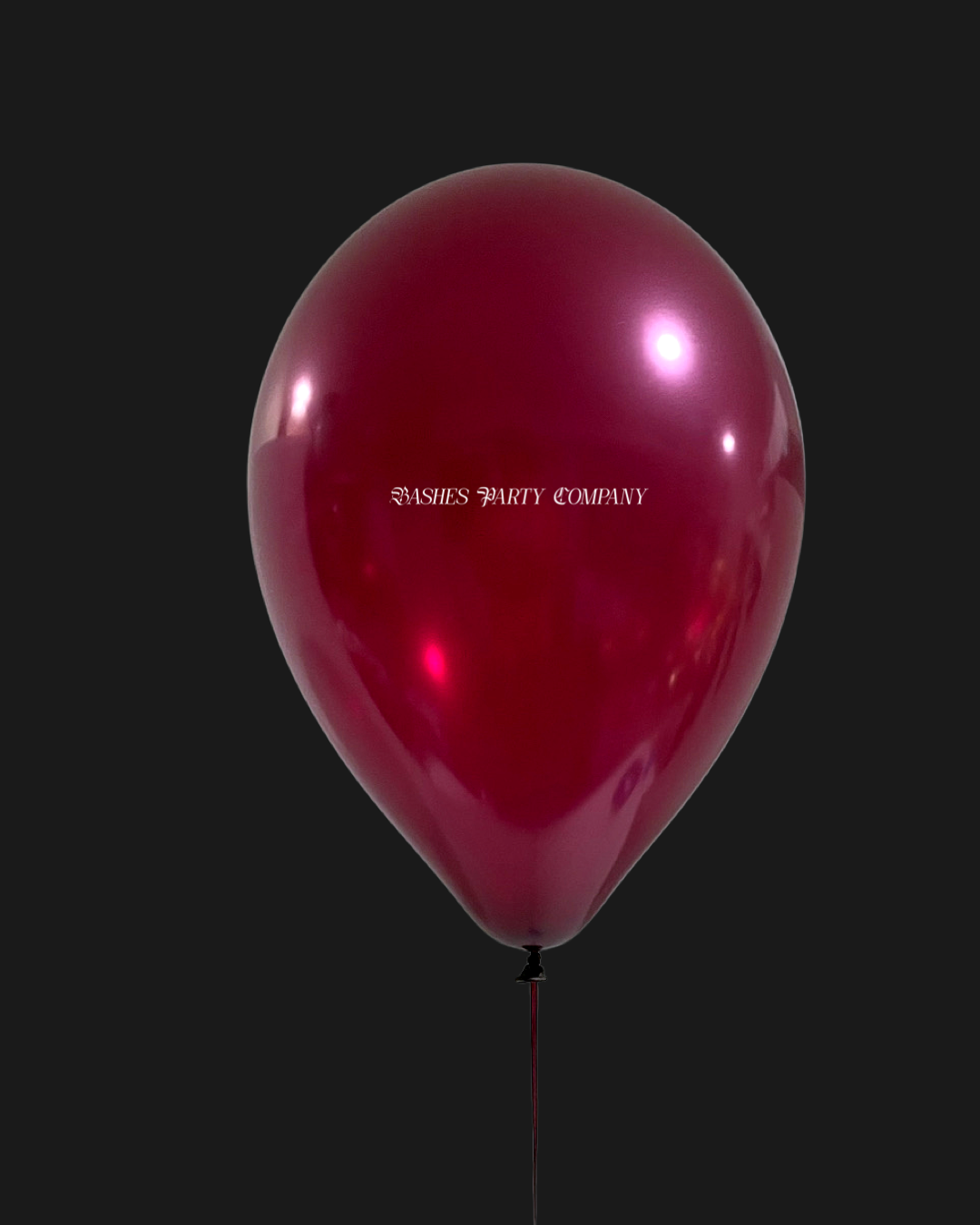 BASHES. Balloons Burgundy Latex Balloons