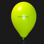 BASHES. Balloons Electric Citron Latex Balloons