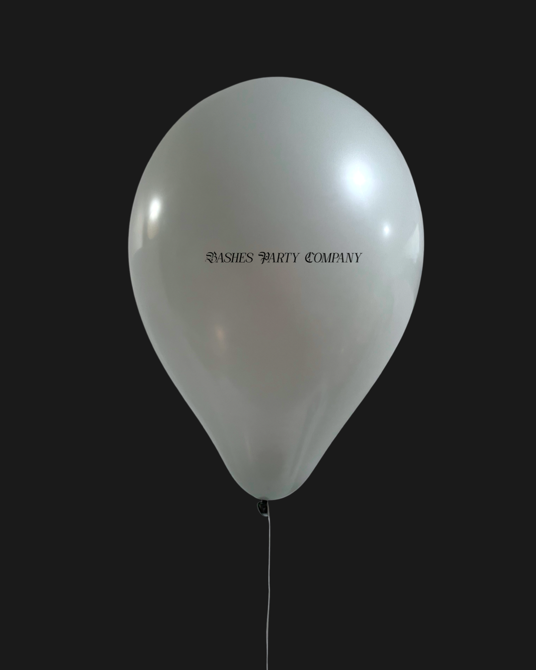 BASHES. Balloons Gray Hush Latex Balloons