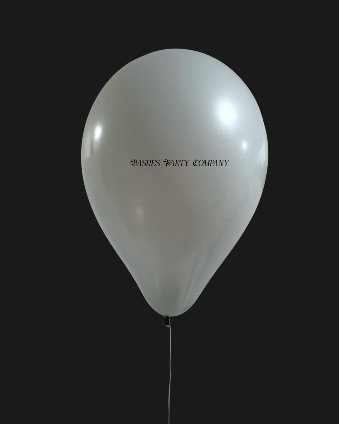 BASHES. Balloons Gray Hush Latex Balloons