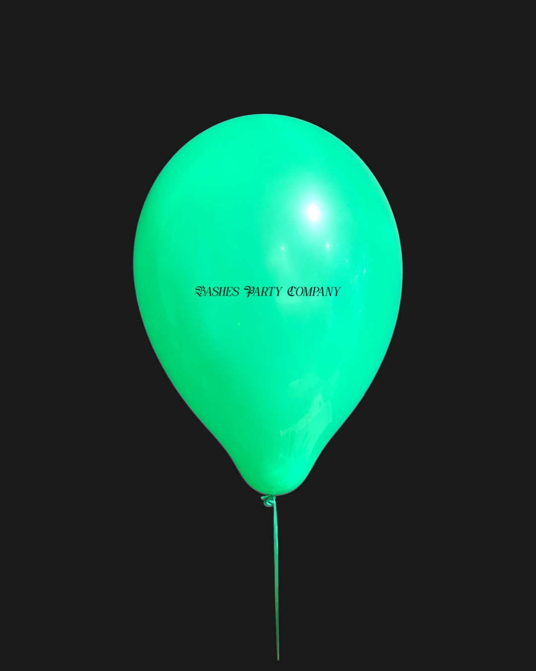 BASHES. Balloons Green Beam Latex Balloons