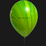 BASHES. Balloons Green + Lime Marble Latex Balloons