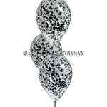 BASHES. Black Tie Confetti Balloon Set