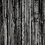 BASHES. Fringe Curtain Black Fringe Curtain Set