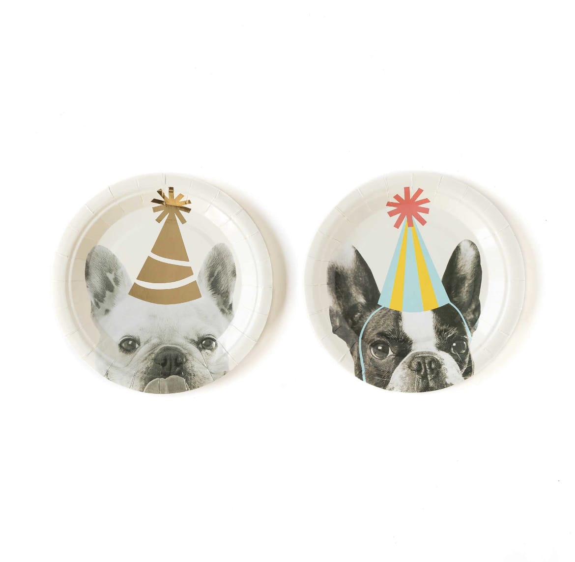 BASHES. Happy Birthday Pup Plate Set