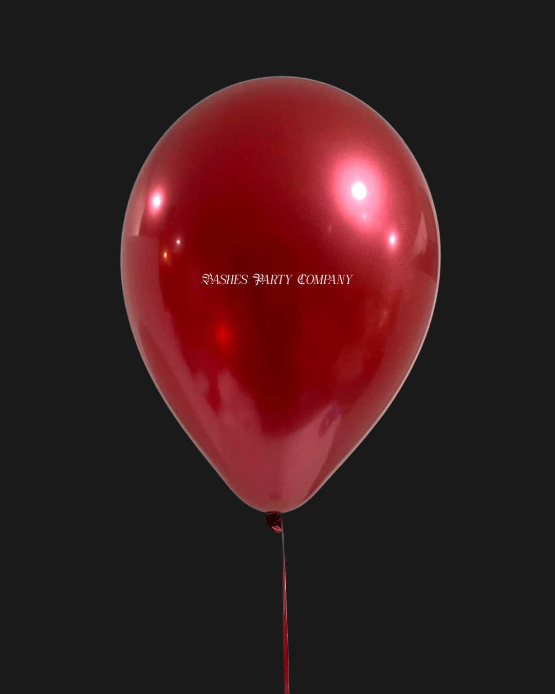 BASHES. Latex Balloons Deep Cherry Latex Balloons