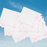 BASHES. Napkins The Pink Bow Club | Scalloped Napkin Set