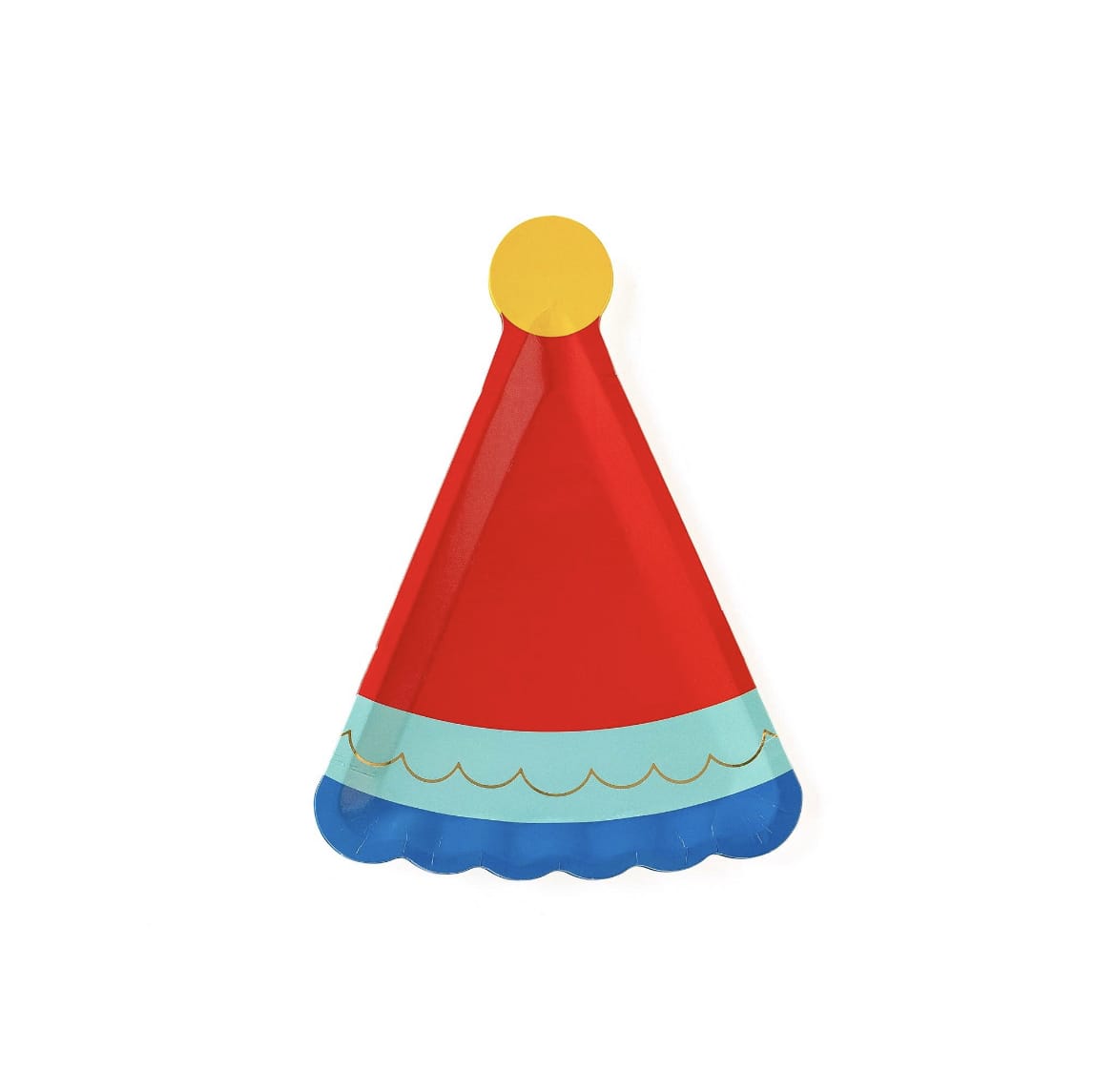 BASHES. Party Hat Plate Set