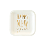 BASHES. Party Plates Gold Detail HNY Plates