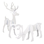 BASHES. Prop Winter White Reindeer Prop Set
