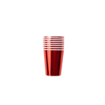 BASHES. Red Paper Cup Set