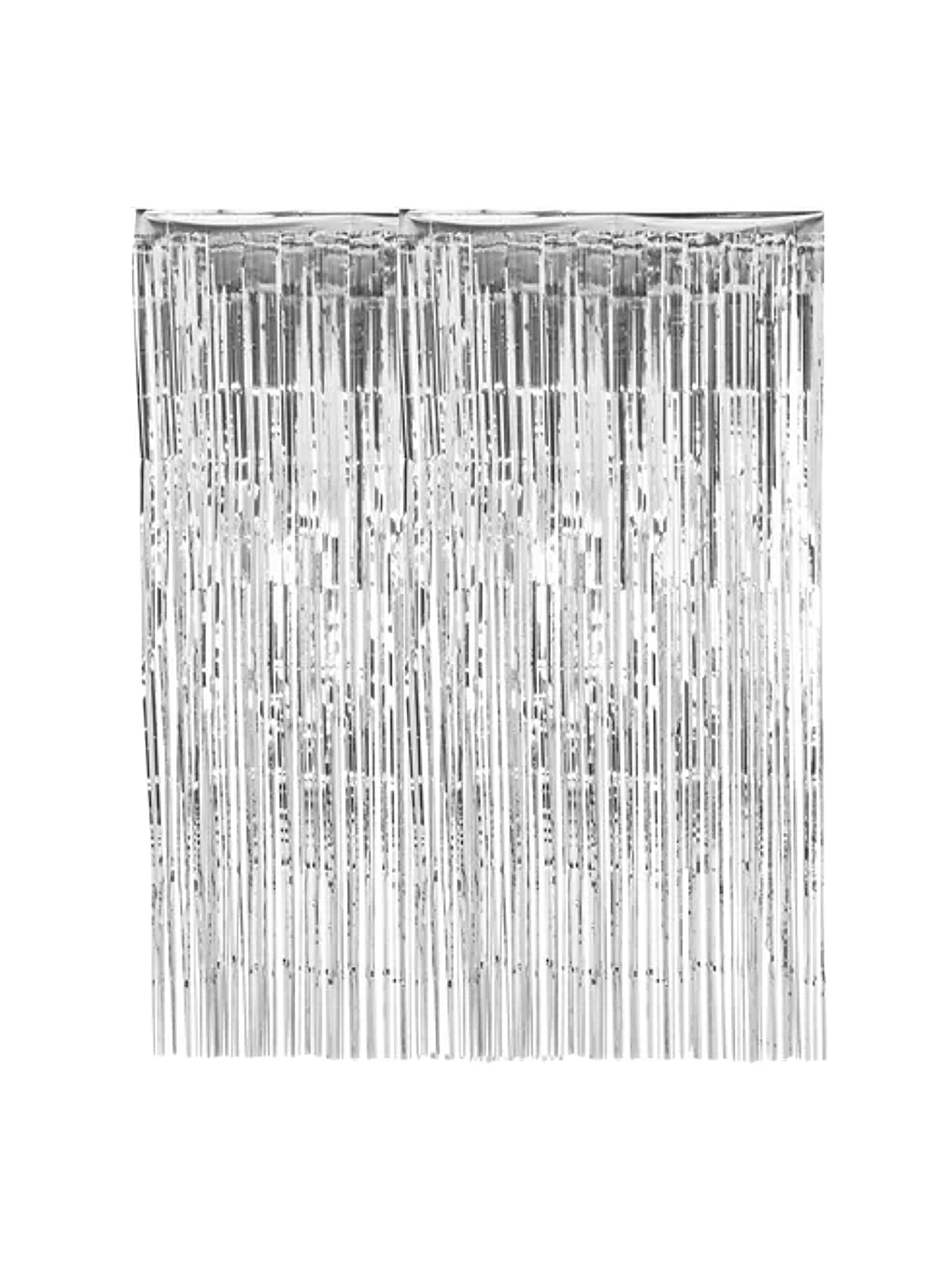 BASHES. Silver Party Fringe Set