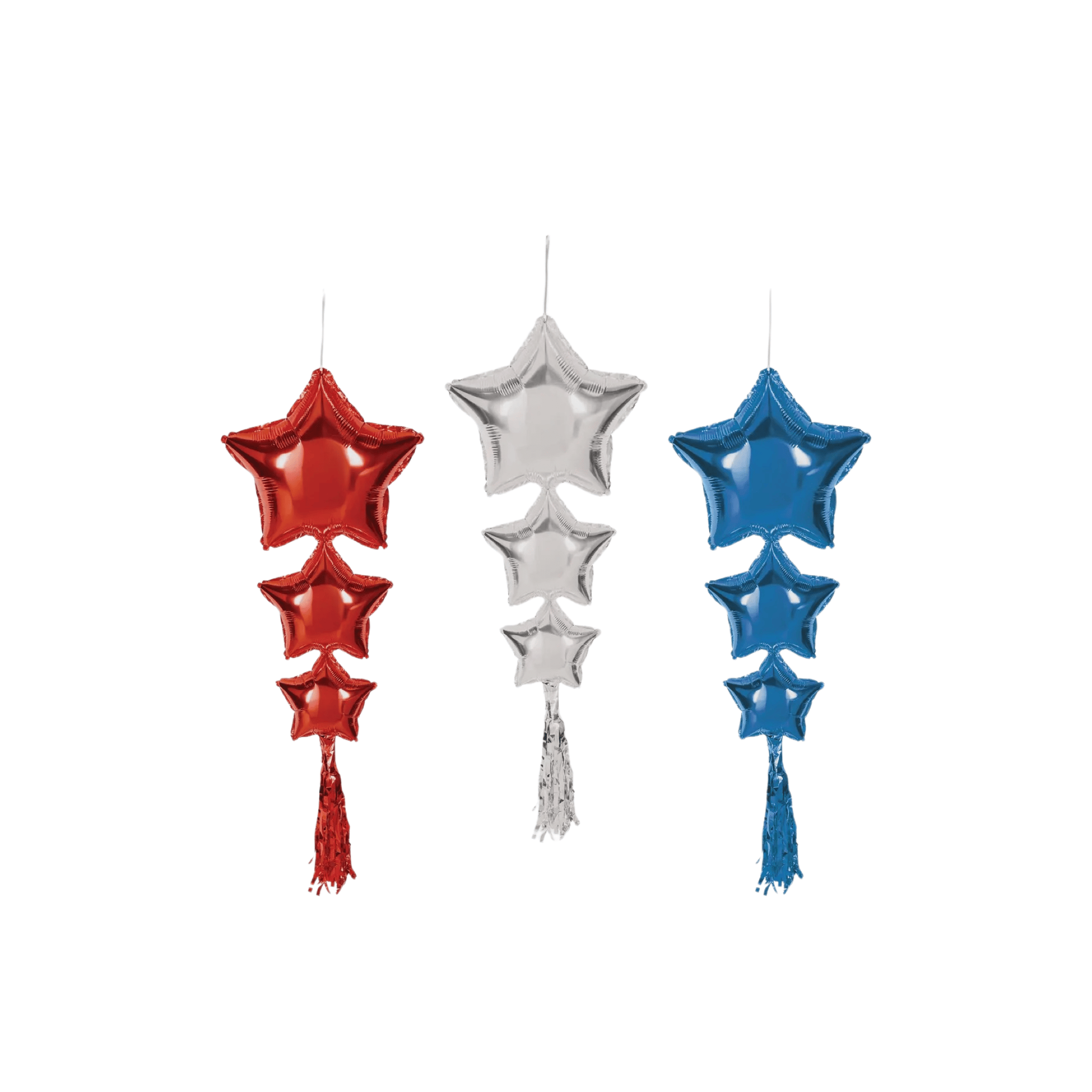 Bestile Balloon Set Air Filled Hanging Stars Set