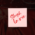 Bonjour Féte Sleigh La Vie Cocktail Napkins