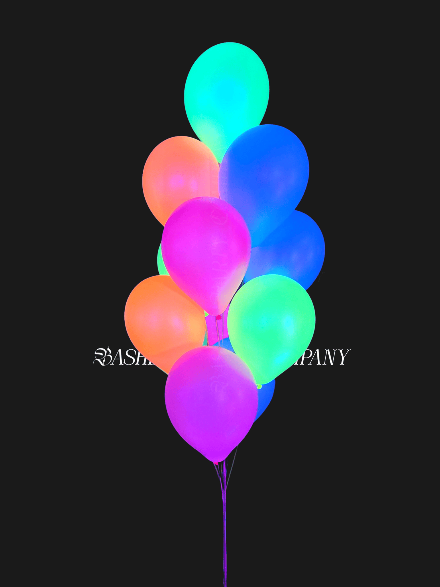 BASHES. Electric Dreams Signature Balloon Bundle BASHES Party Company