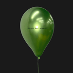 Chrome Lime latex balloons, helium filled and delivered in Washington DC
