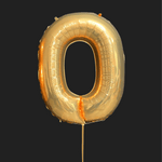 Gold Oversized Number Balloon BASHES Party Company
