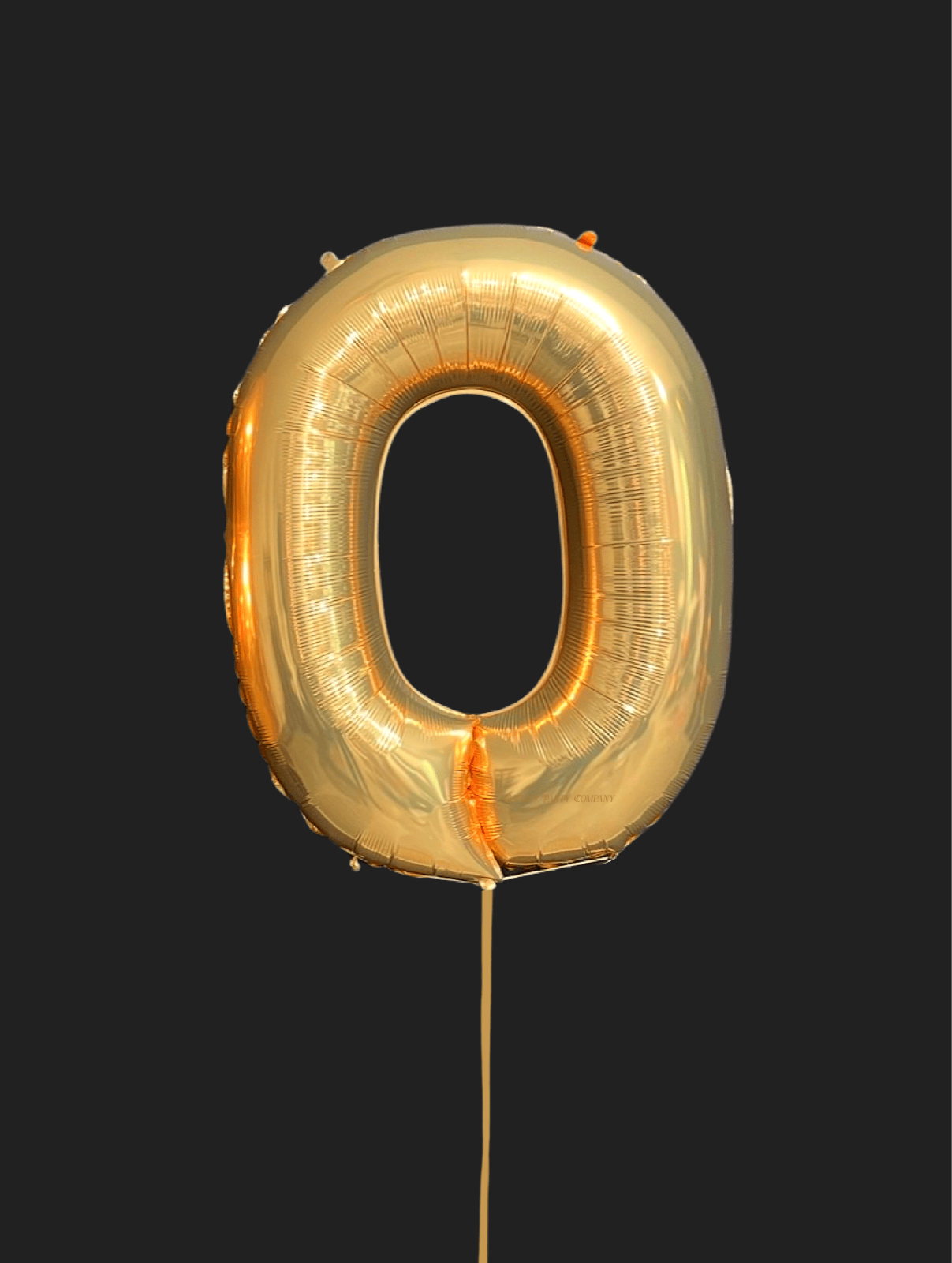 Gold Oversized Number Balloon BASHES Party Company