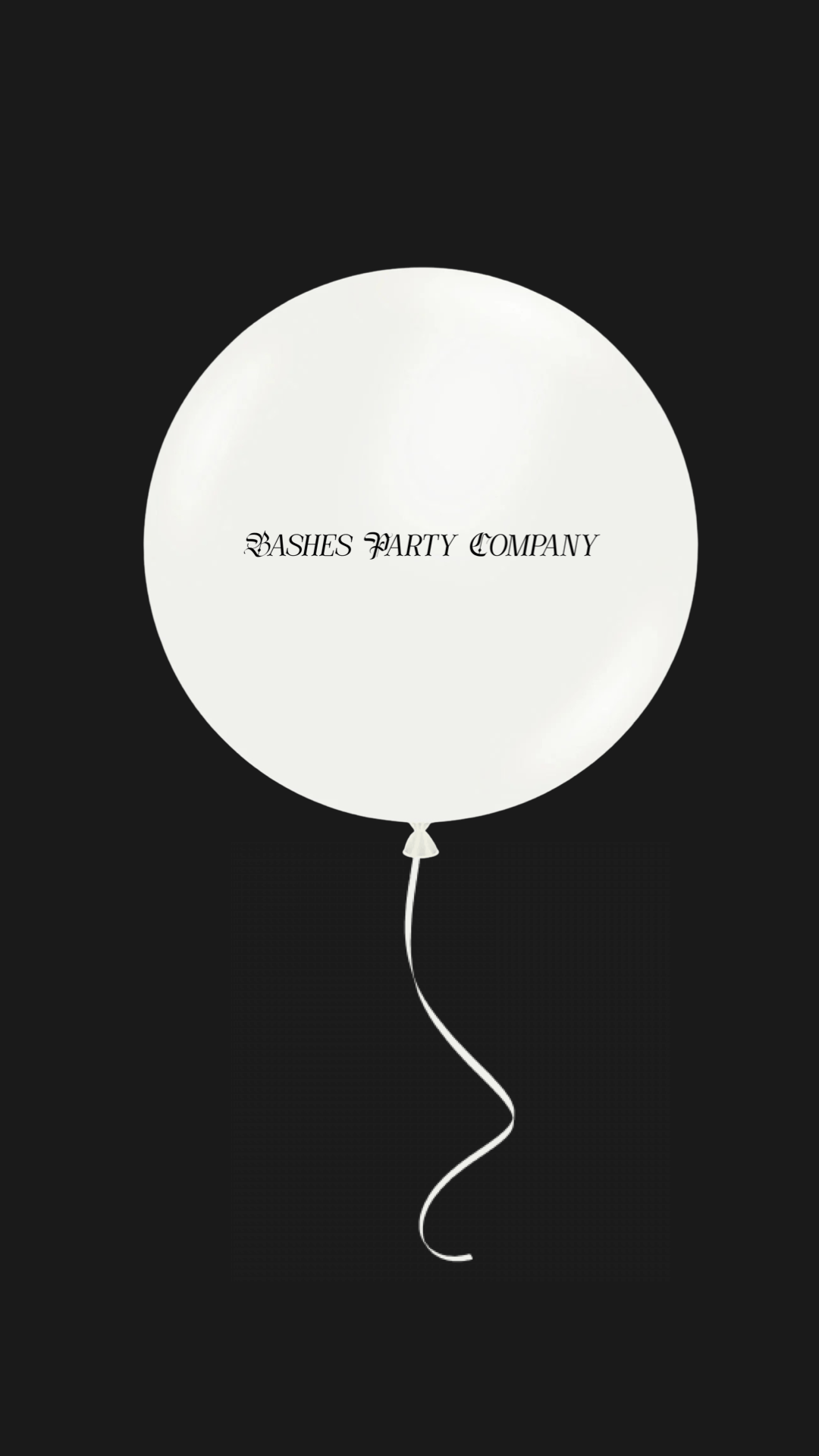 Oversized Cloud White Latex Balloon BASHES Party Company