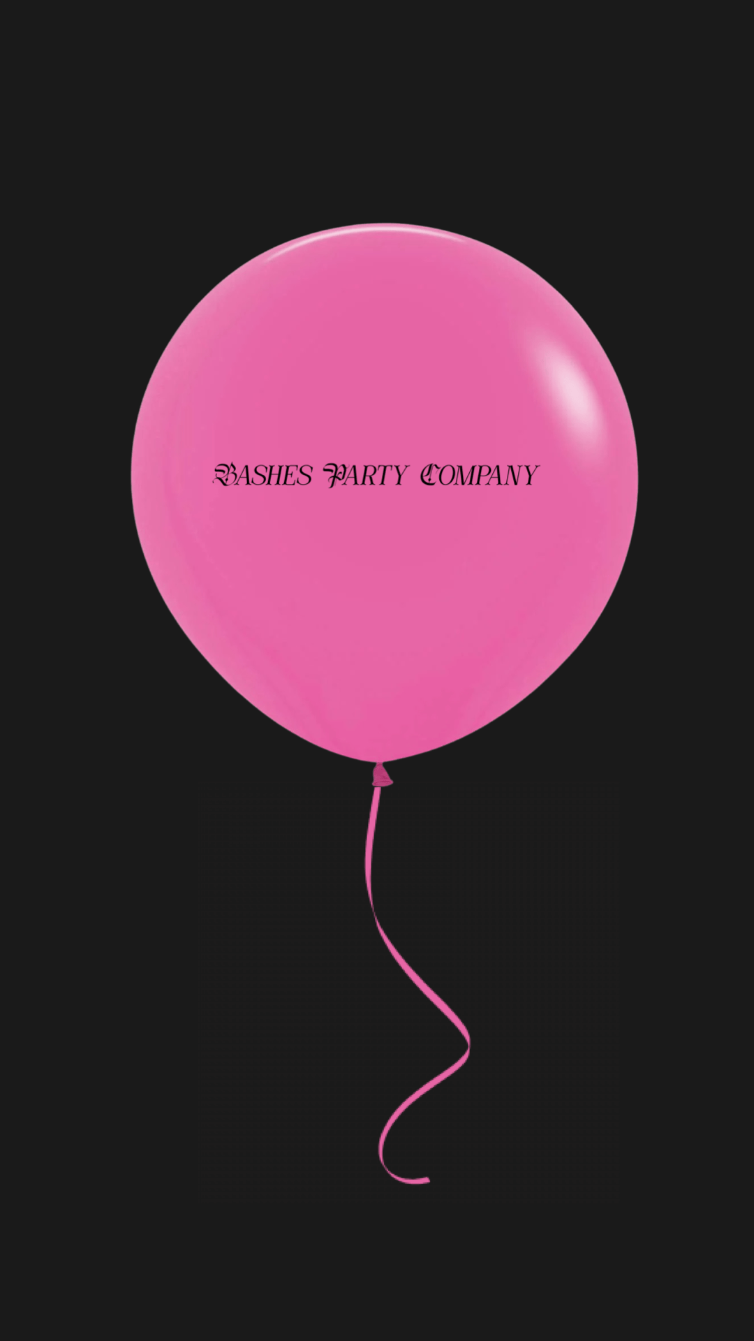 Oversized Magenta Cove Latex Balloon BASHES Party Company
