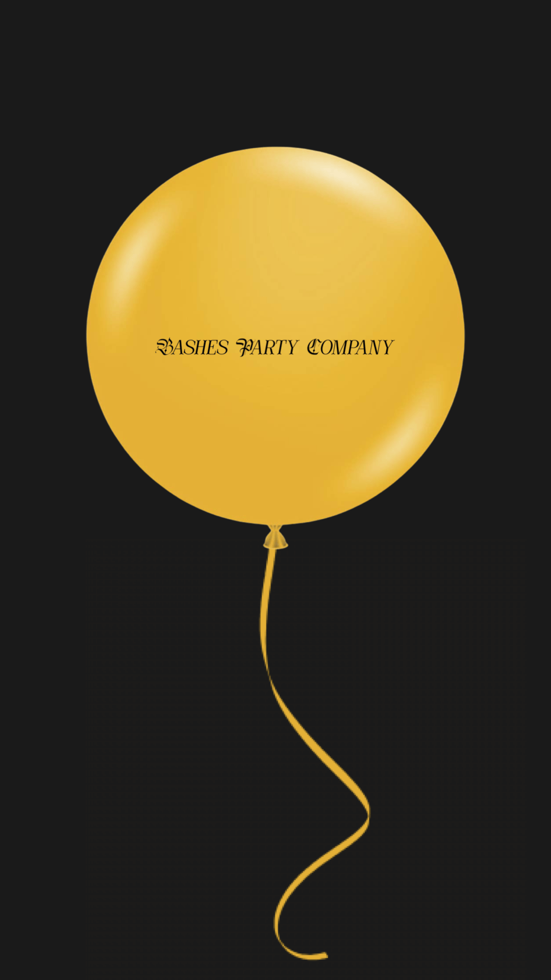 Oversized Mustard Latex Balloon BASHES Party Company