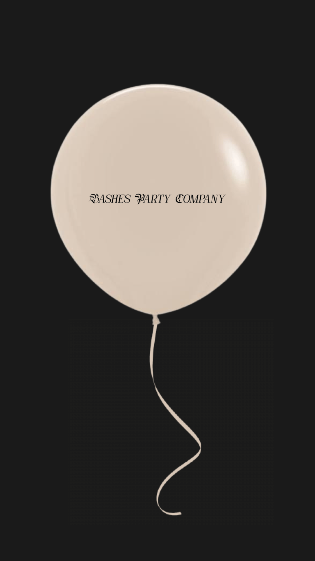 Oversized Oat Milk Latex Balloon BASHES Party Company