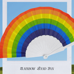 Rainbow Pride Hand Fan BASHES Party Company