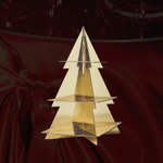 Hootybaloo by Club Green Gold Christmas Tree Cake Stand