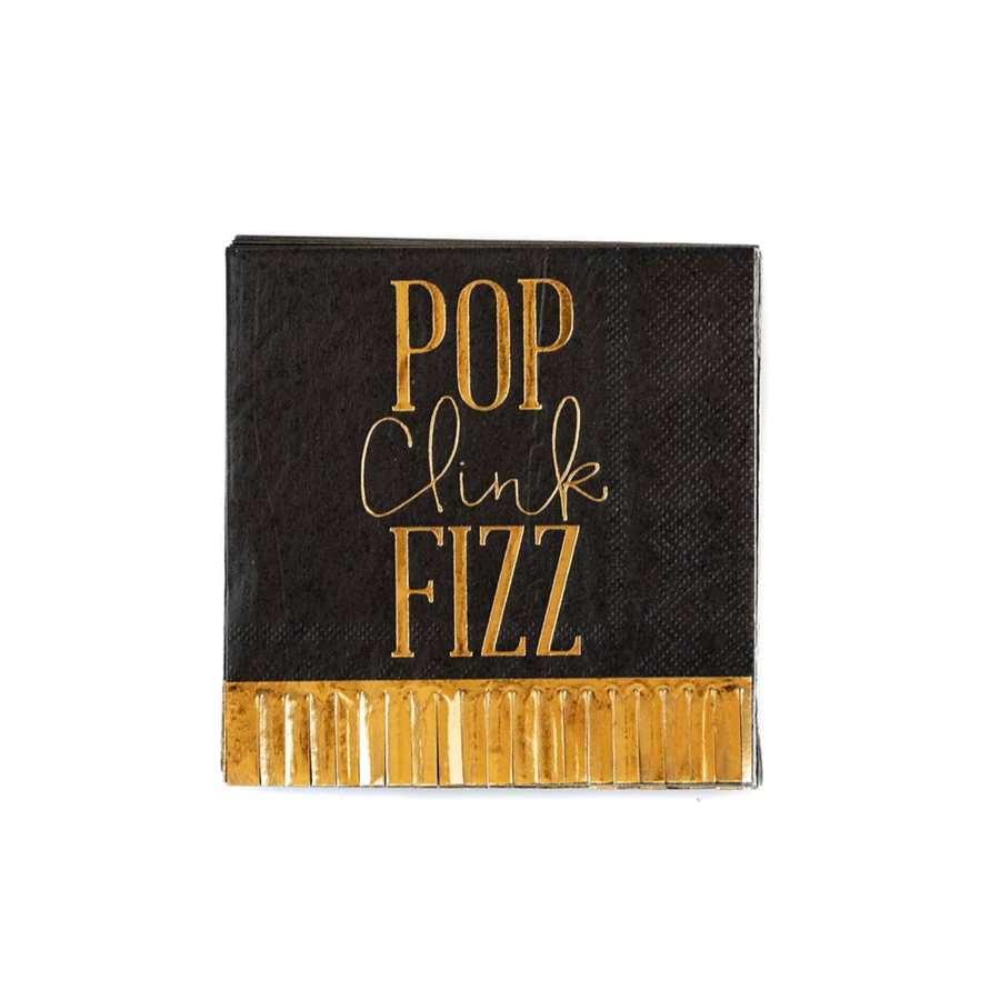 Pop Fizz Clink Fringe Napkin Set