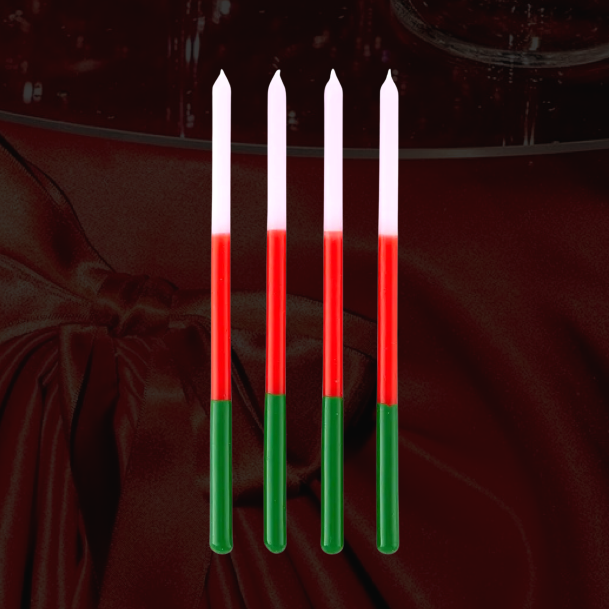 Slant Collections by Creative Brands Holiday Cake Candle Set