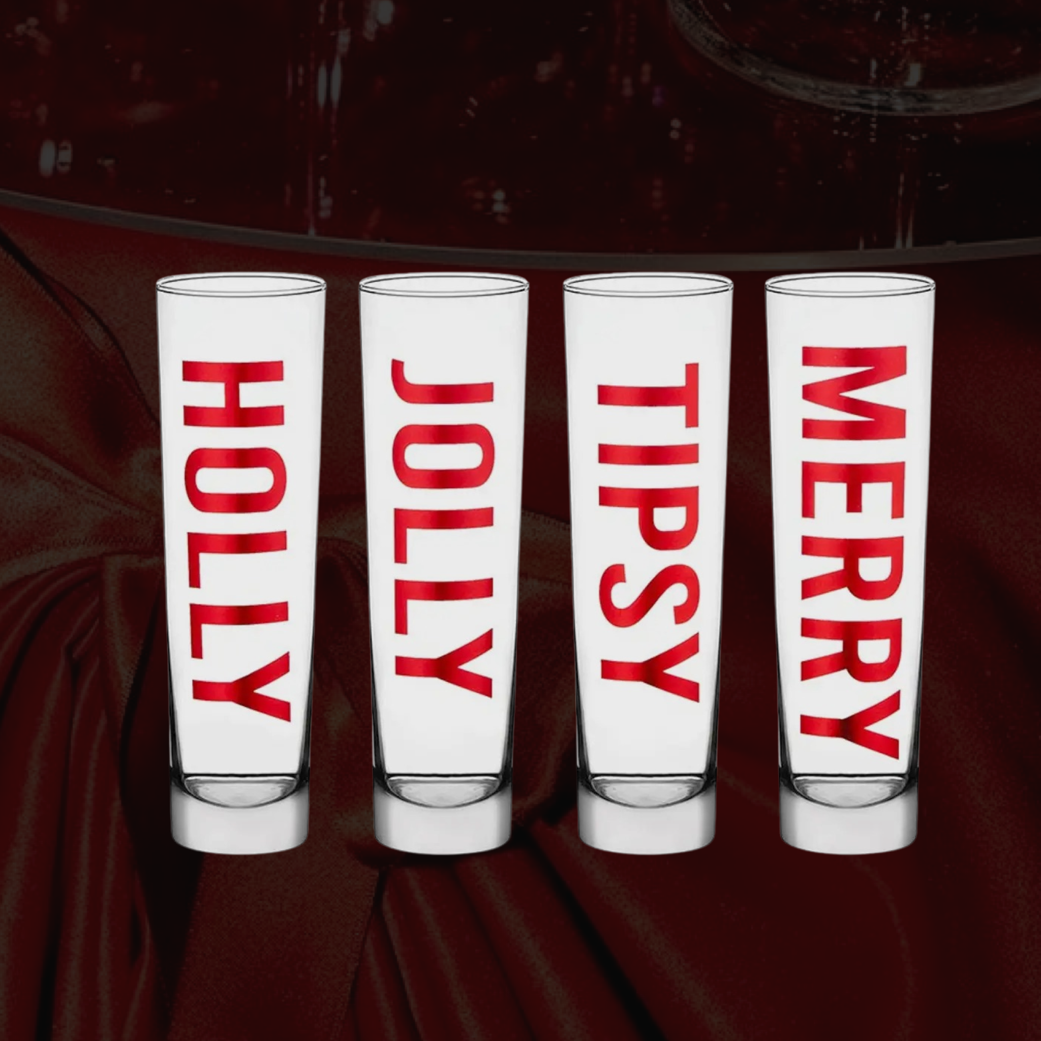 Slant Collections by Creative Brands Holiday Champagne Flute Set