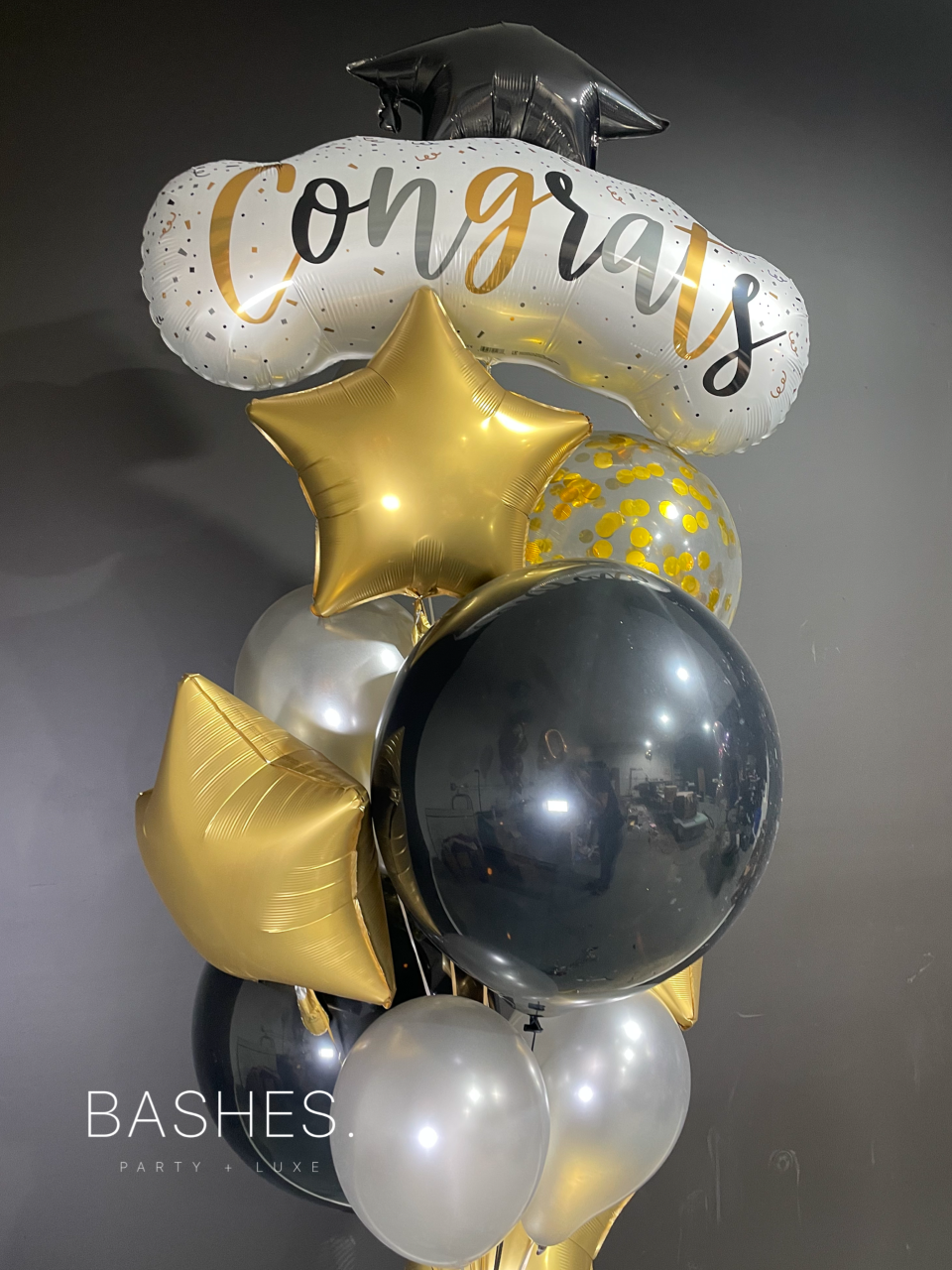 BASHES. Balloon BASHES. Signature Congrats To The Grad Balloon Bundle