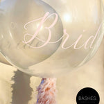 BASHES. Balloon BASHES Signature Fancy Feathers Oversized Balloon