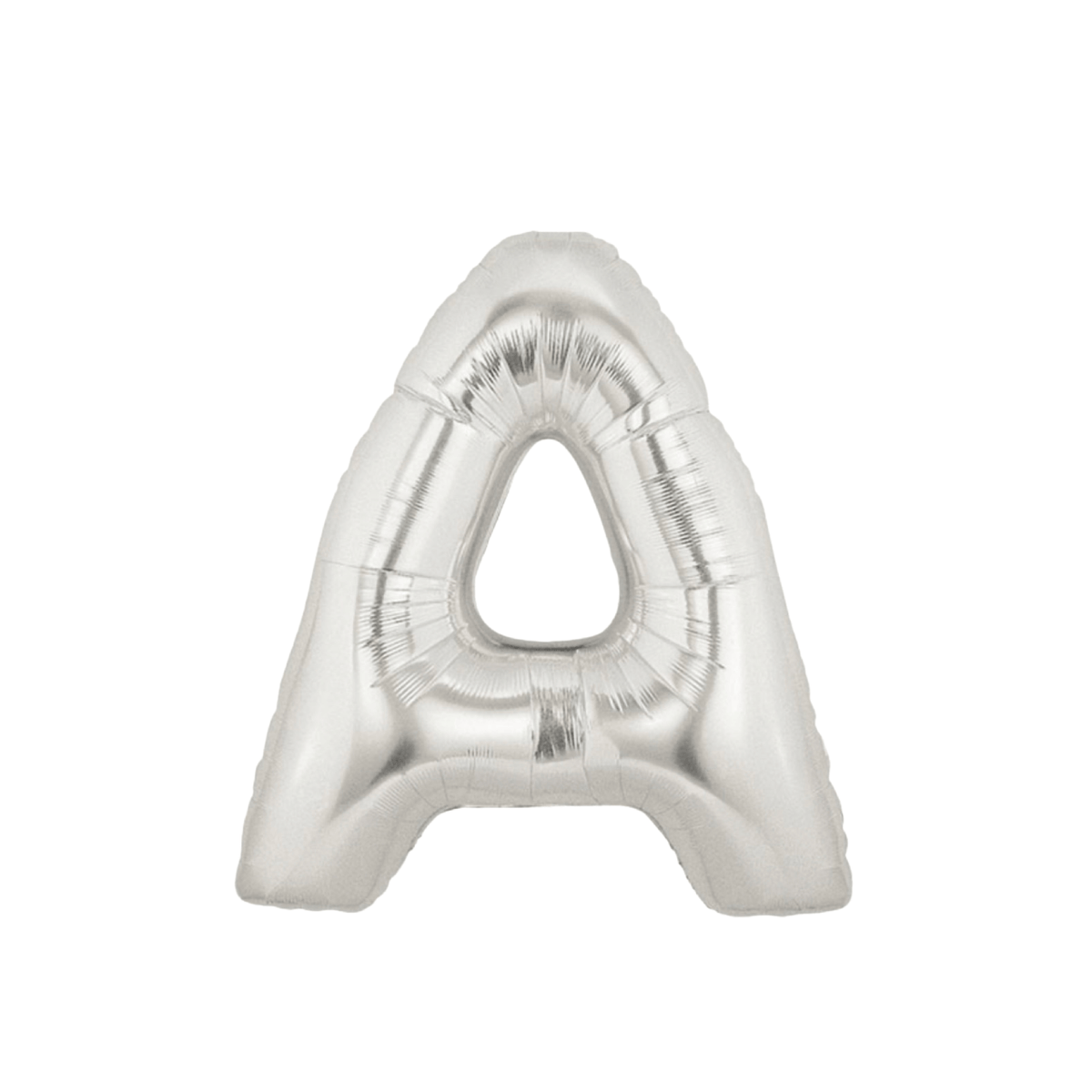 BASHES. Balloon Silver Oversized Letter Balloon