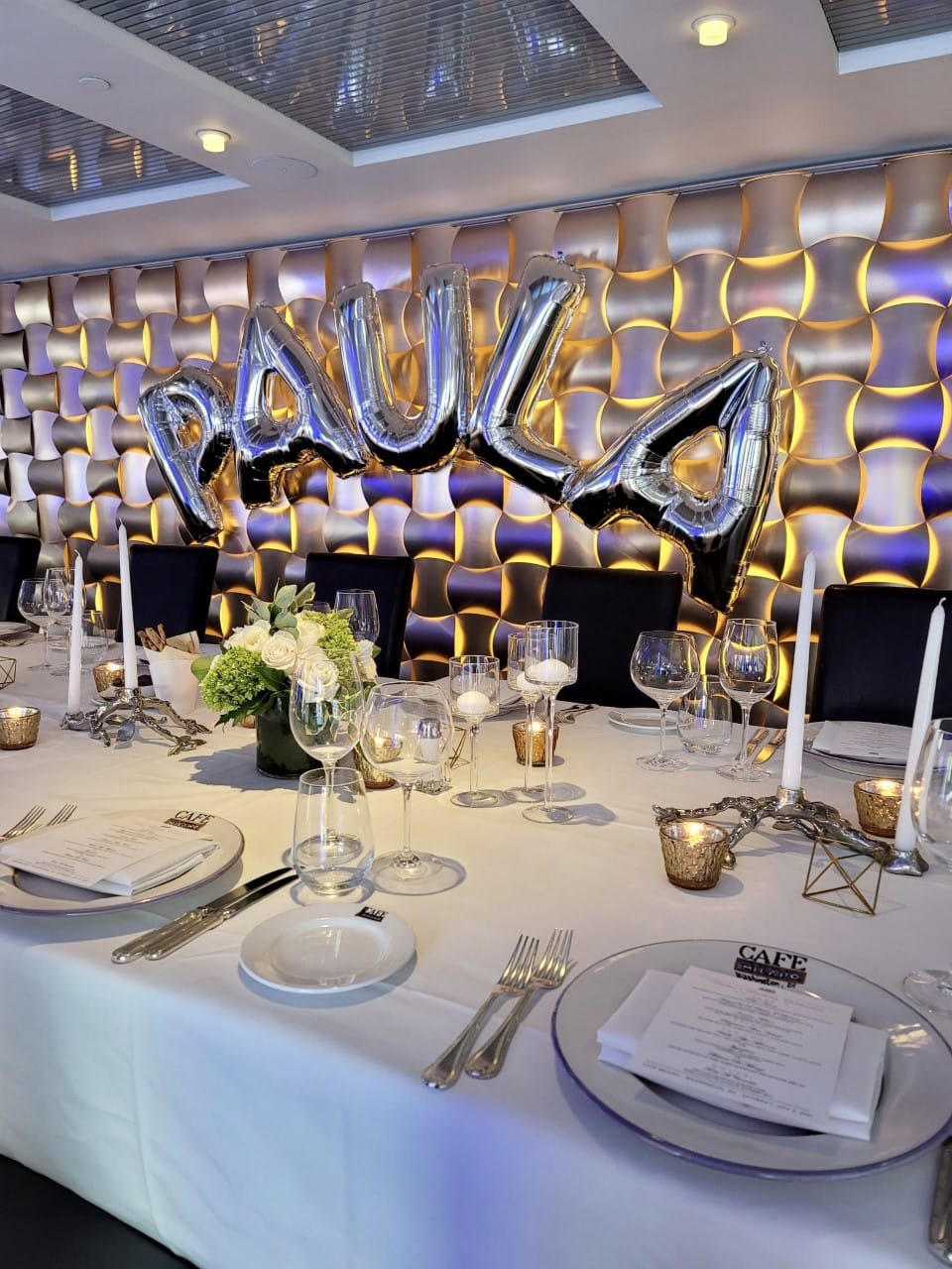 BASHES. Balloon Silver Oversized Letter Balloon