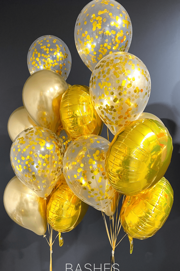 BASHES. Balloons BASHES. Signature Chrome Gold Bundle
