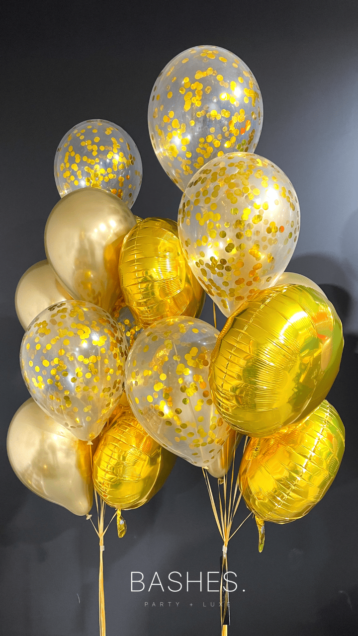 BASHES. Balloons BASHES. Signature Chrome Gold Bundle