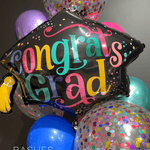 BASHES. Balloons BASHES. Signature Colorful Congrats Balloon Bundle