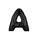 BASHES. Balloons Black Oversized Letter Balloon