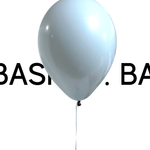 BASHES. Balloons Dusty Blue Mini Latex Balloon Set